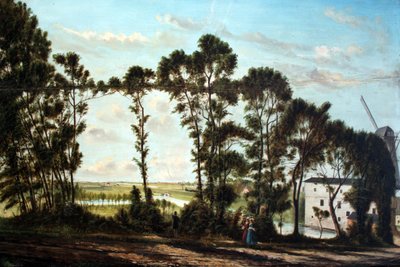 Víz- és szélmalom, Osterhusum alkotó: Christian Sass